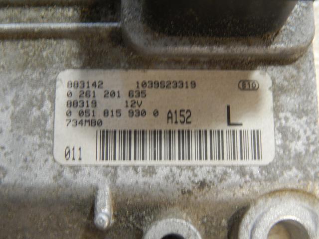 Riadiaca jednotka 0261201635 na Fiat Bravo 1,4 16V